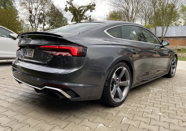 Audi RS5 cena 227999 przebieg: 96800, rok produkcji 2018 z Choszczno małe 781